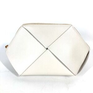 BOTTEGA VENETA White Intrecciato Pouch